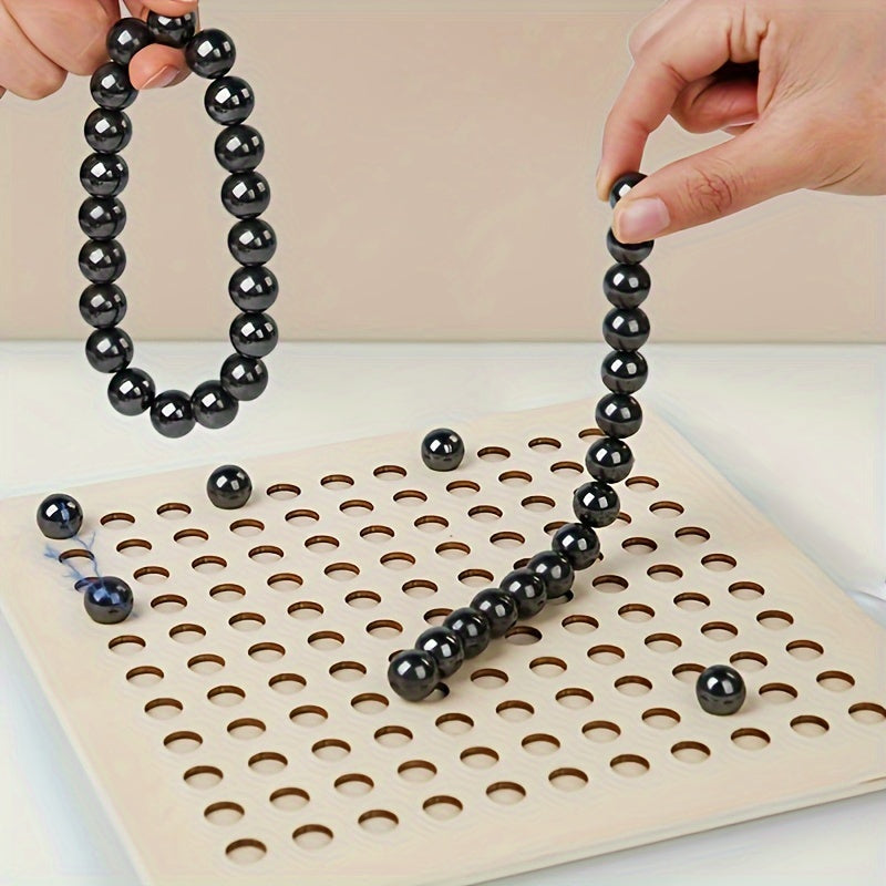Interactive Wooden Magnetic Game for Kids - Promotes Concentration & Thinking Skills