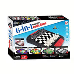 Fun for the whole family – 6-in-1 Magnetic Board Game