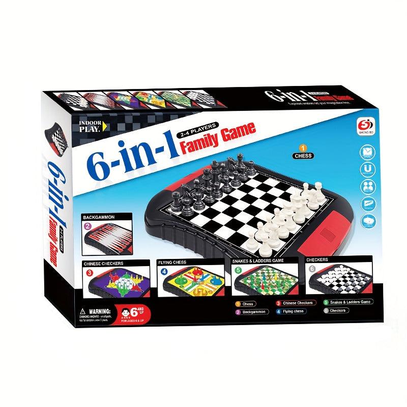 Fun for the whole family – 6-in-1 Magnetic Board Game