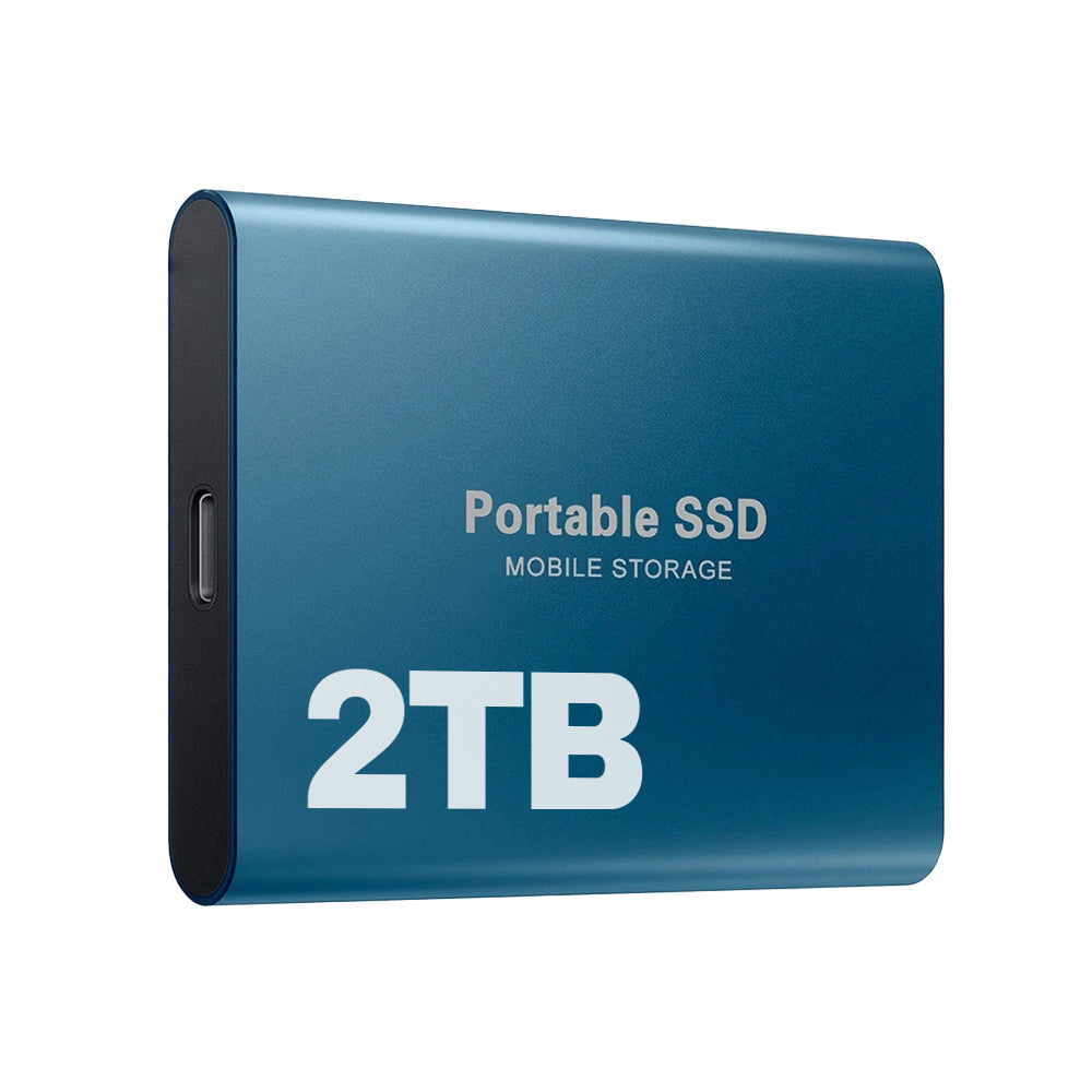 2TB Hochgeschwindigkeits-SSD mit USB-C 3.1 - Schneller Speicher