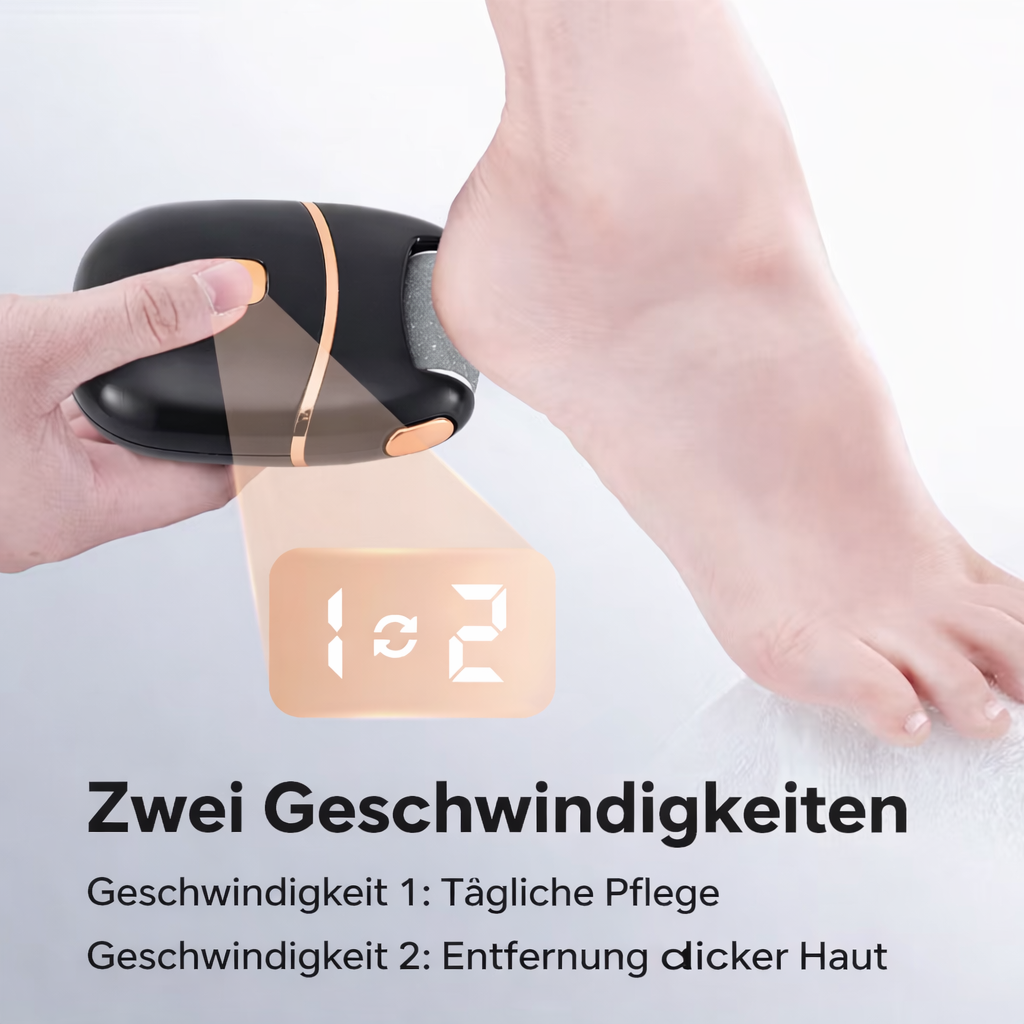 Elektrische Fußfeile für glatte Füße | Effektiver Hornhautentferner