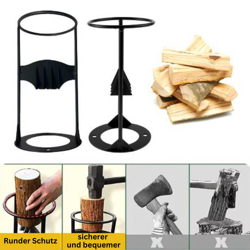 HolzMeister Pro Log Splitter | Portable and Efficient Cast Iron Wood Splitter