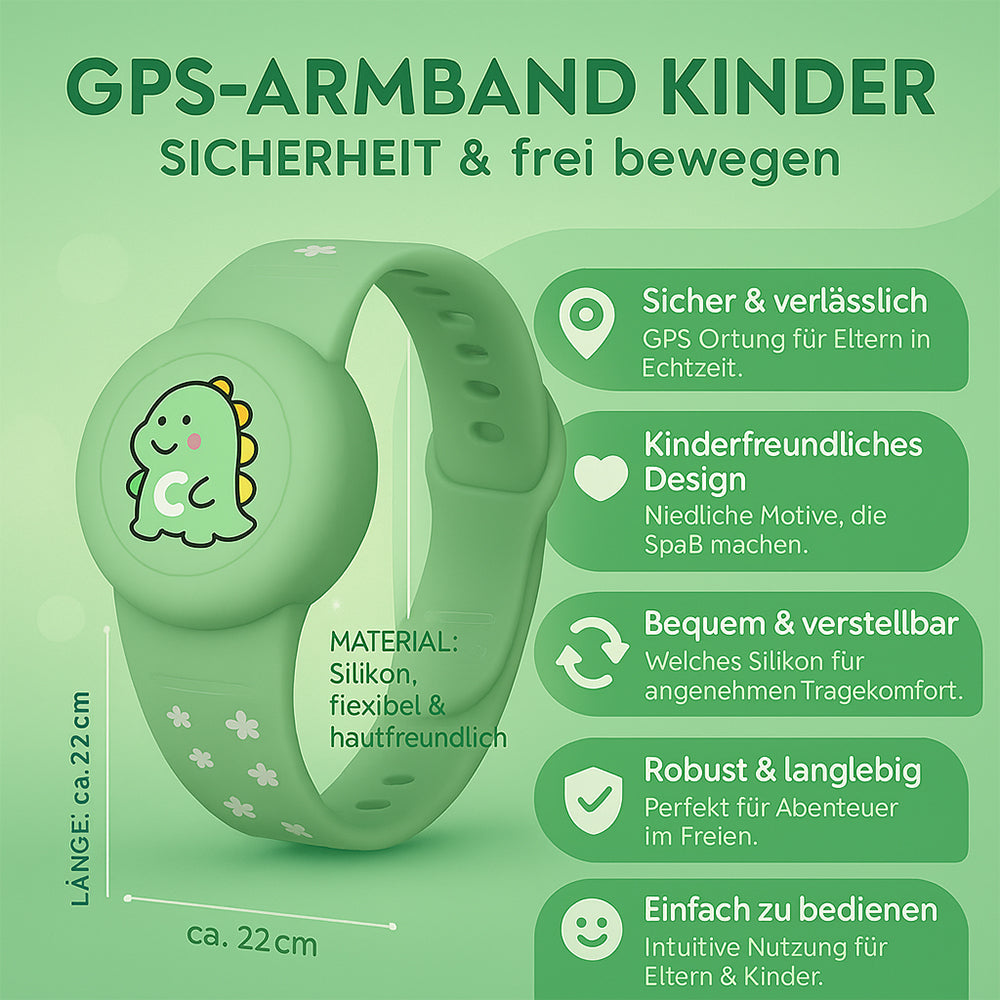 Intelligentes GPS-Armband für Kinder – Sicherheit und Stil