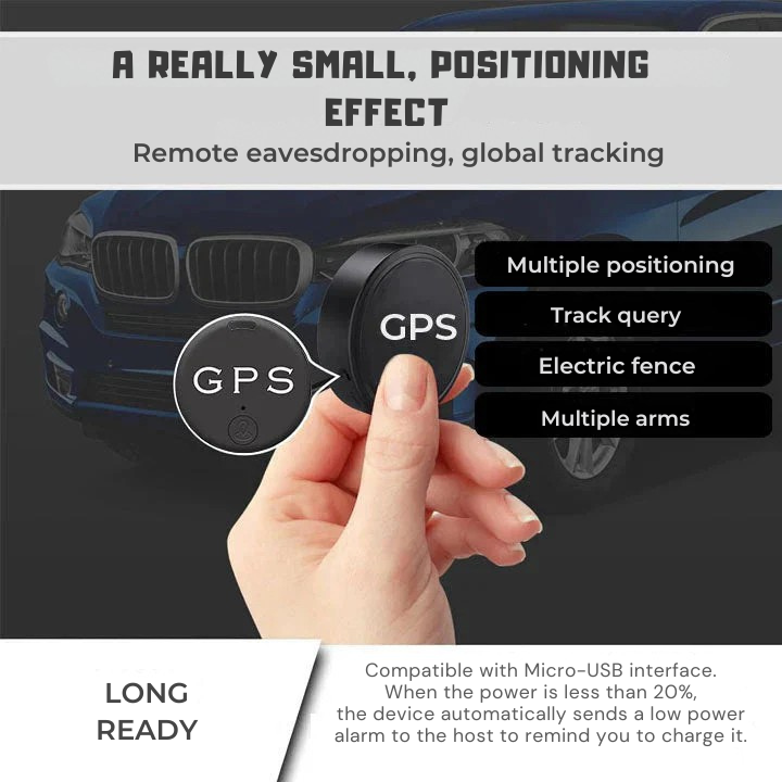 Intelligenter GPS Tracker mit Magnetmontage – Echtzeit-Ortung