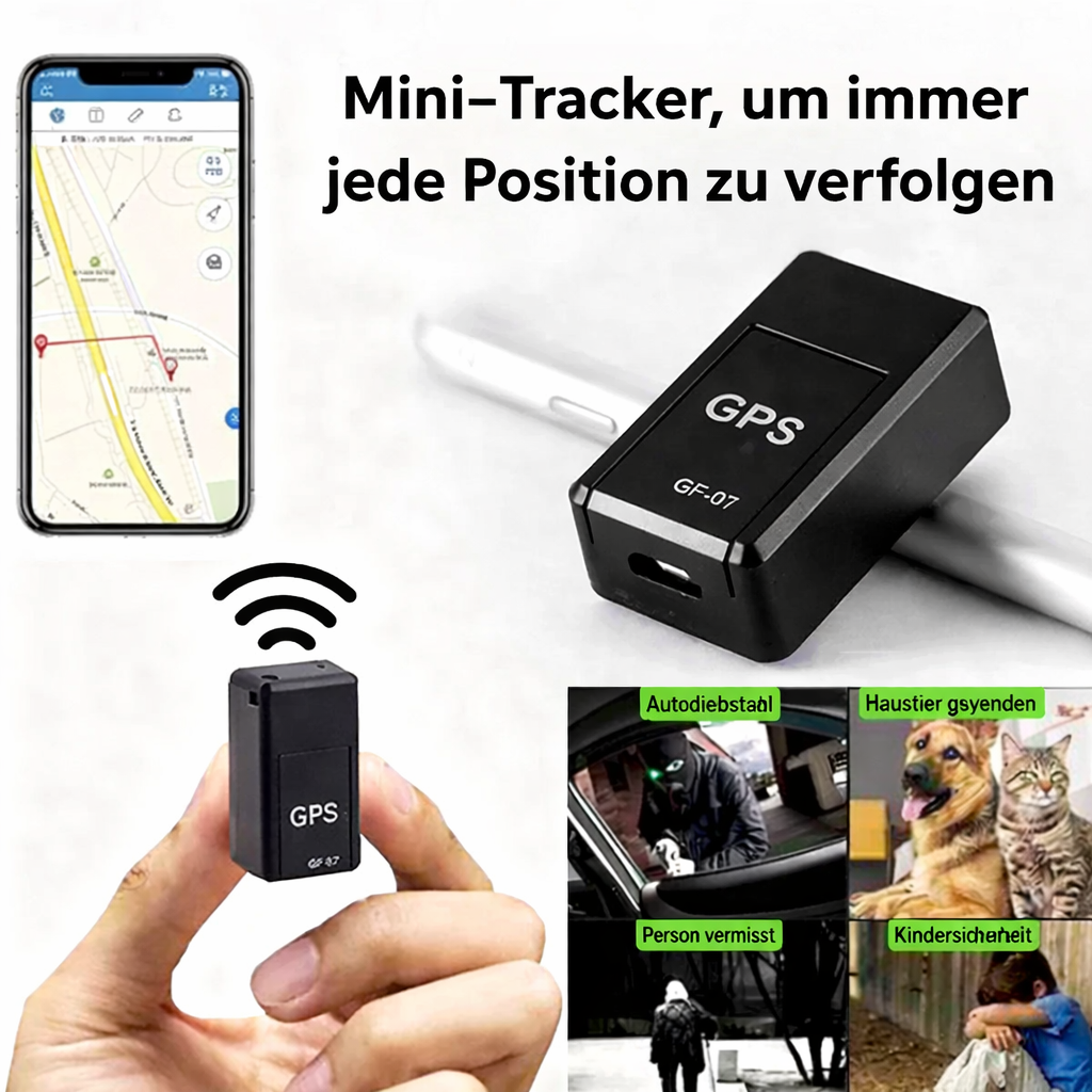 Mini GPS Tracker | Echtzeitüberwachung ohne Abo | Magnetisch & Unauffällig
