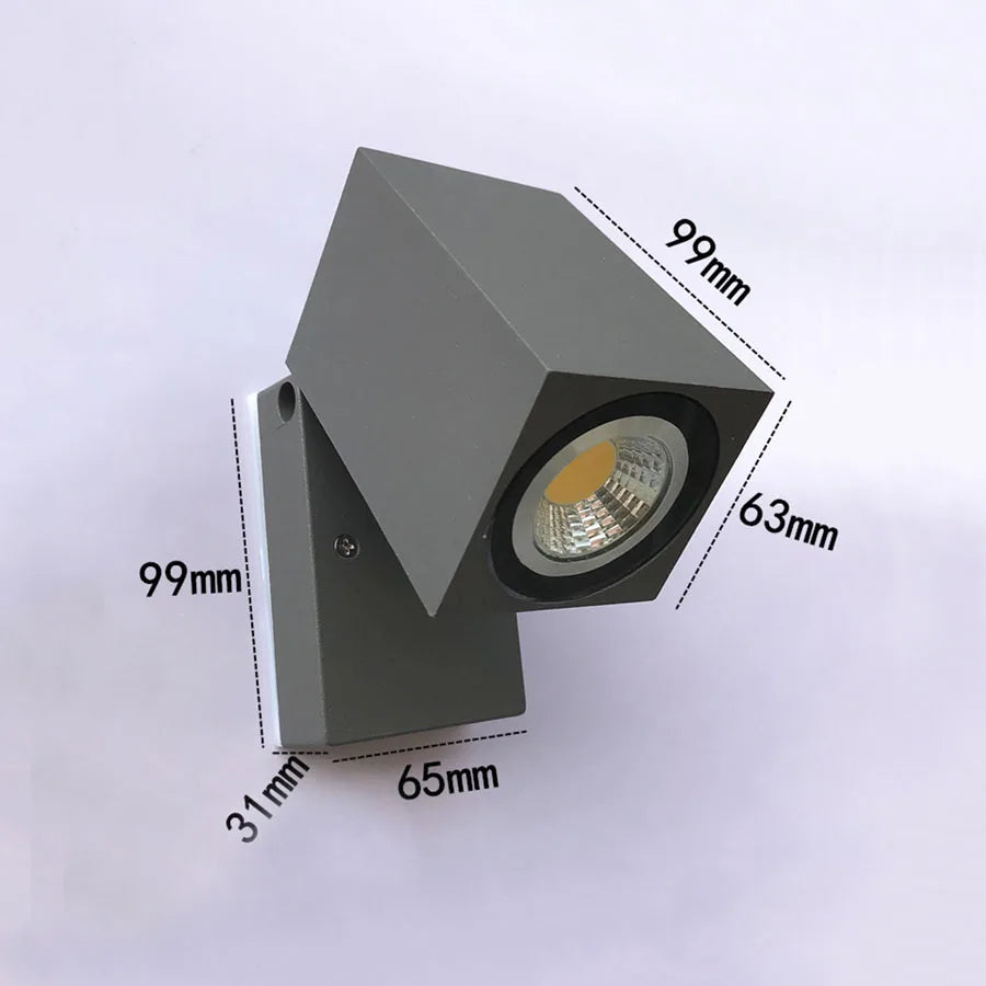 Wetterfester LED-Flutlichtstrahler für Außenbereiche – 5W