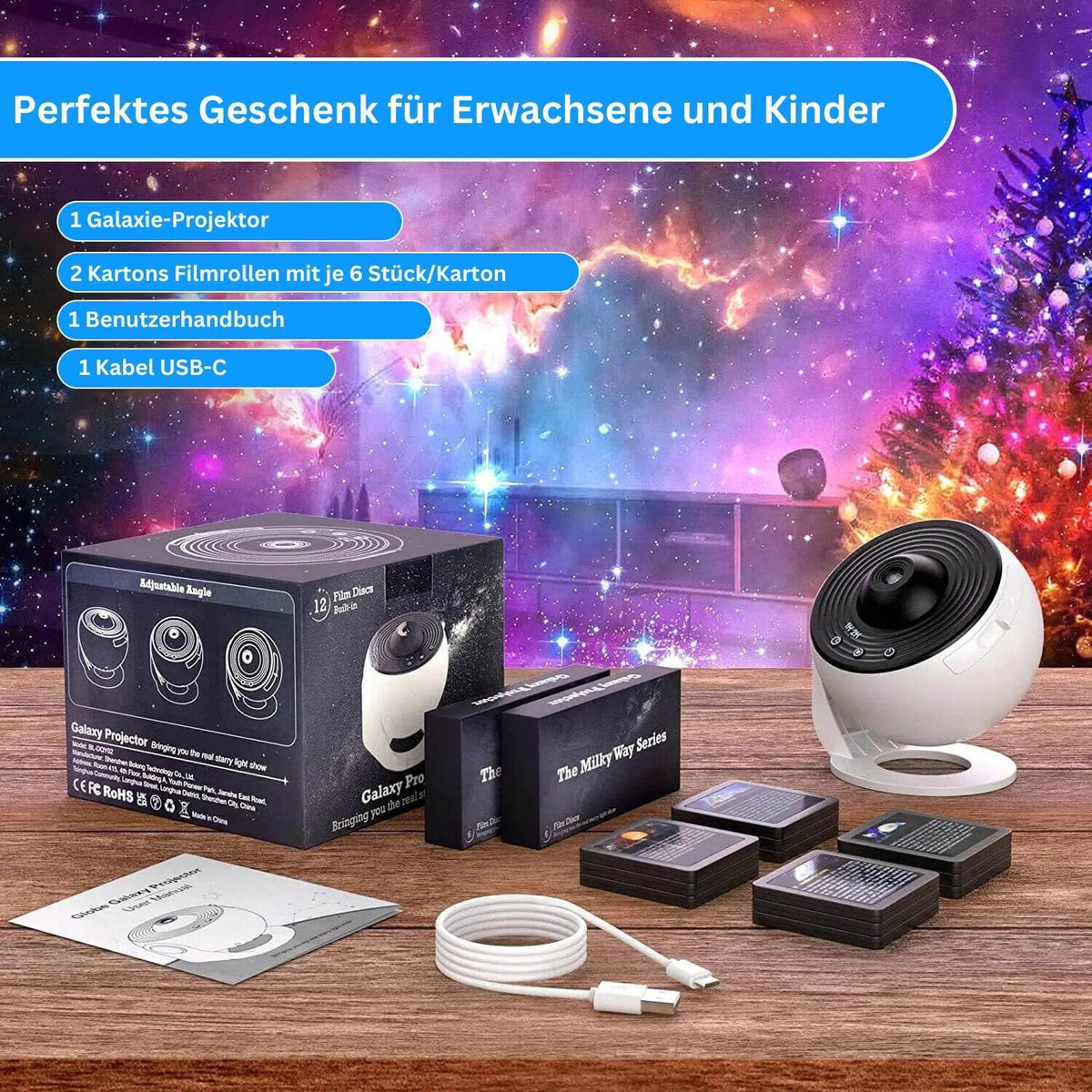 Galactic Glow - 13-in-1 Star Projector