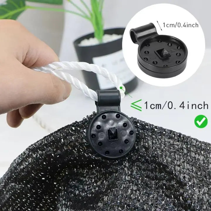 Gartennetzbefestigungen – Robuste und einfach zu montierende Clips (50 Stück)