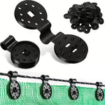 Gartennetzbefestigungen – Robuste und einfach zu montierende Clips (50 Stück)