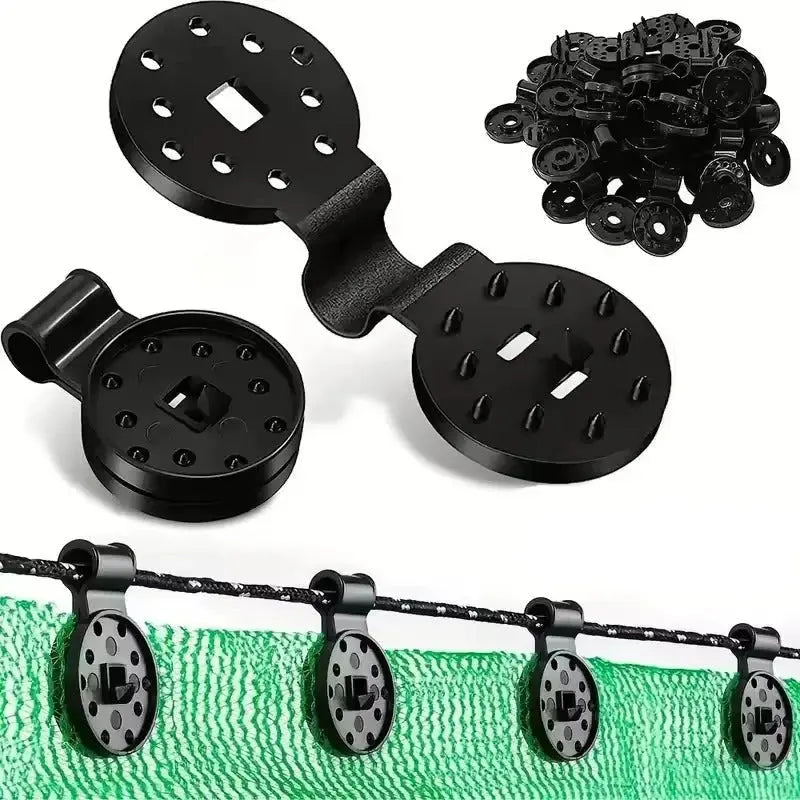 Gartennetzbefestigungen – Robuste und einfach zu montierende Clips (50 Stück)