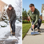 Effiziente Gartenhacke mit breiter Stahlklinge und Schaber