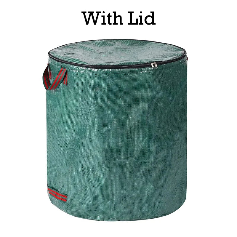 Praktische Gartenabfalltasche | Wiederverwendbar und Platzsparend | 120–500 Liter