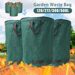 Praktische Gartenabfalltasche | Wiederverwendbar und Platzsparend | 120–500 Liter