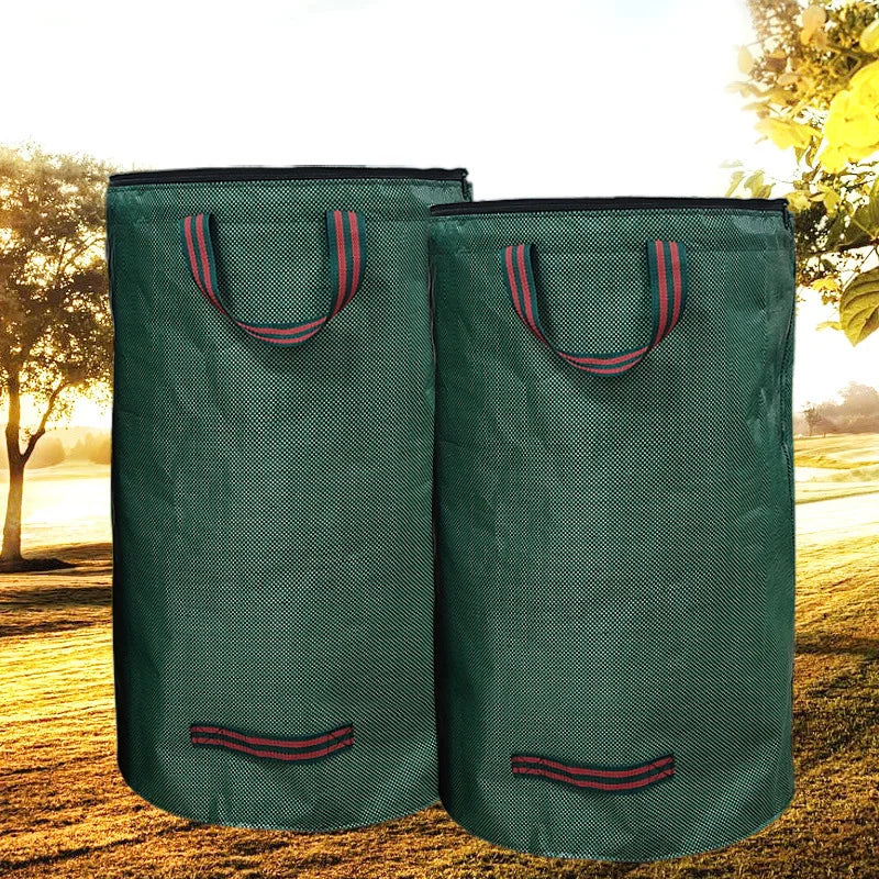 Praktische Gartenabfalltasche | Wiederverwendbar und Platzsparend | 120–500 Liter