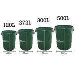 Praktische Gartenabfalltasche | Wiederverwendbar und Platzsparend | 120–500 Liter
