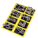 Spaßiges Metallrätsel für kluge Köpfe – Knobelspiel Set