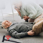 Sichere Gehhilfe mit Fallalarm und individuell einstellbarer Höhe