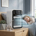 Tragbarer Luftkühler mit Dual-Nano-Nebel und wiederaufladbarem Akku