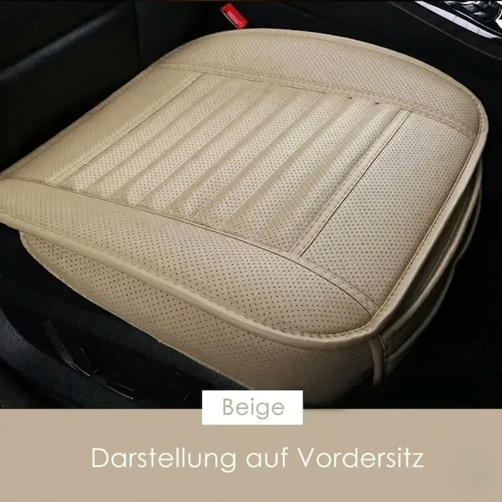 Kfz-Sitzbezug aus Kunstleder – Atmungsaktiv, Rutschfest, Für Alle Jahreszeiten