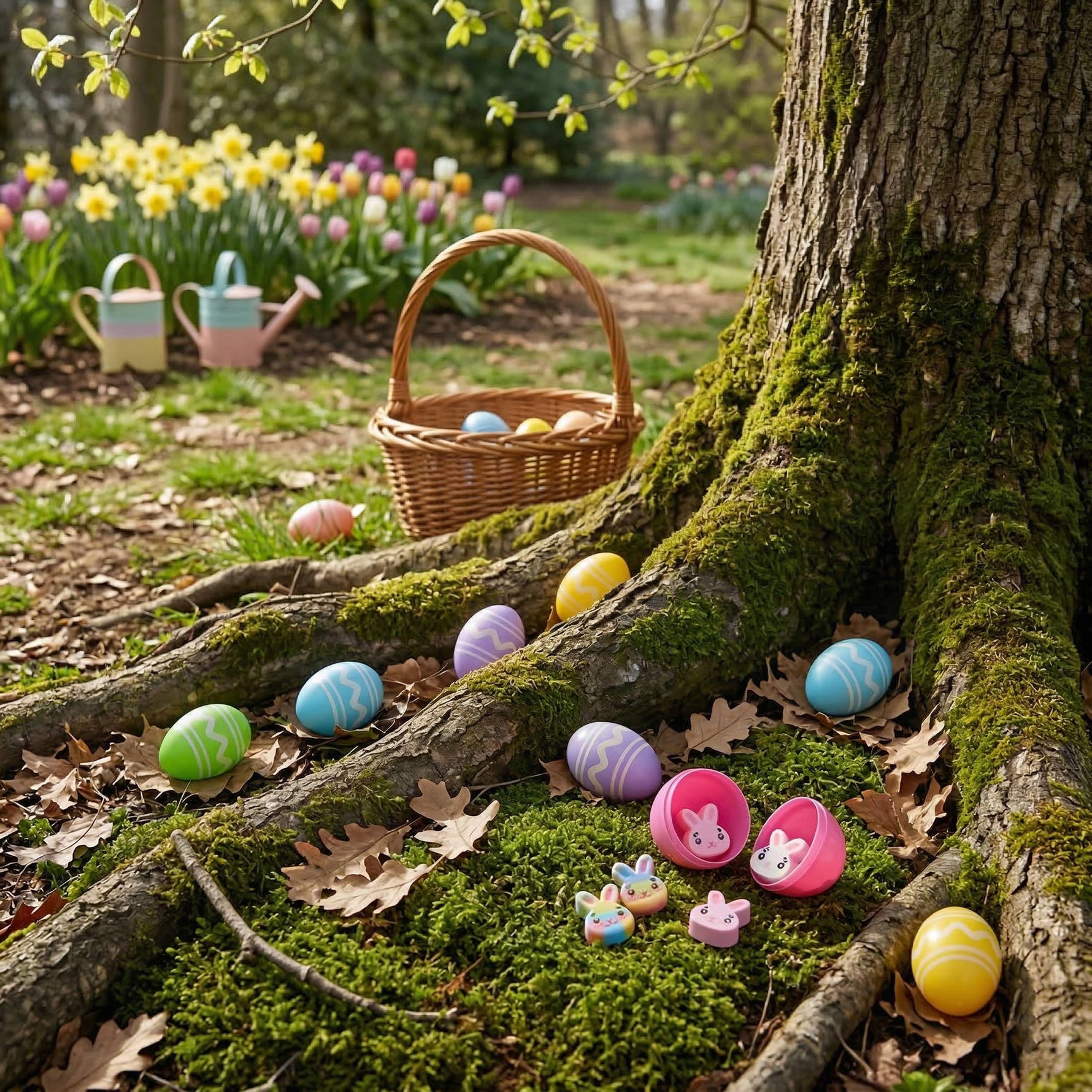 Bunte Ostereier mit Radiergummis – 48er Set für Kinder