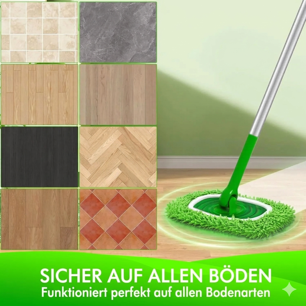 Wiederverwendbare Mikrofaser-Moppbezüge für müheloses Reinigen