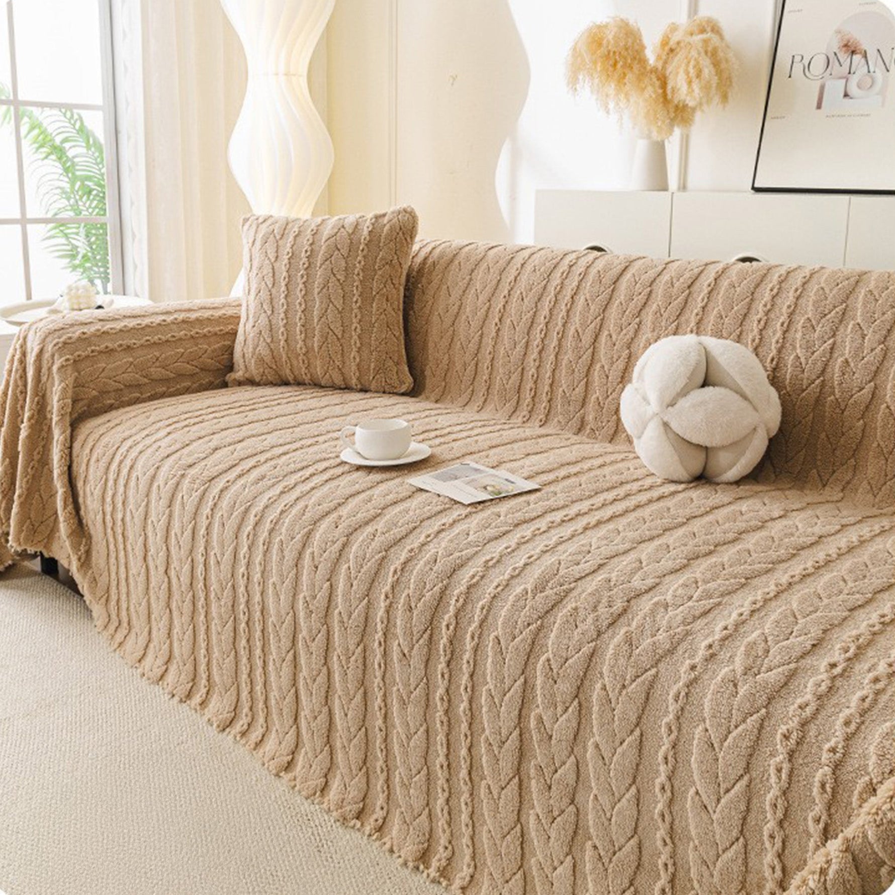 Oasis of Well-being - Luxurious Sofa Cover for Maximum Comfort