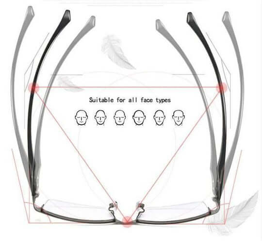 VisionFlex | Smarte Gleitsichtbrille für jedes Umfeld | Schwarz