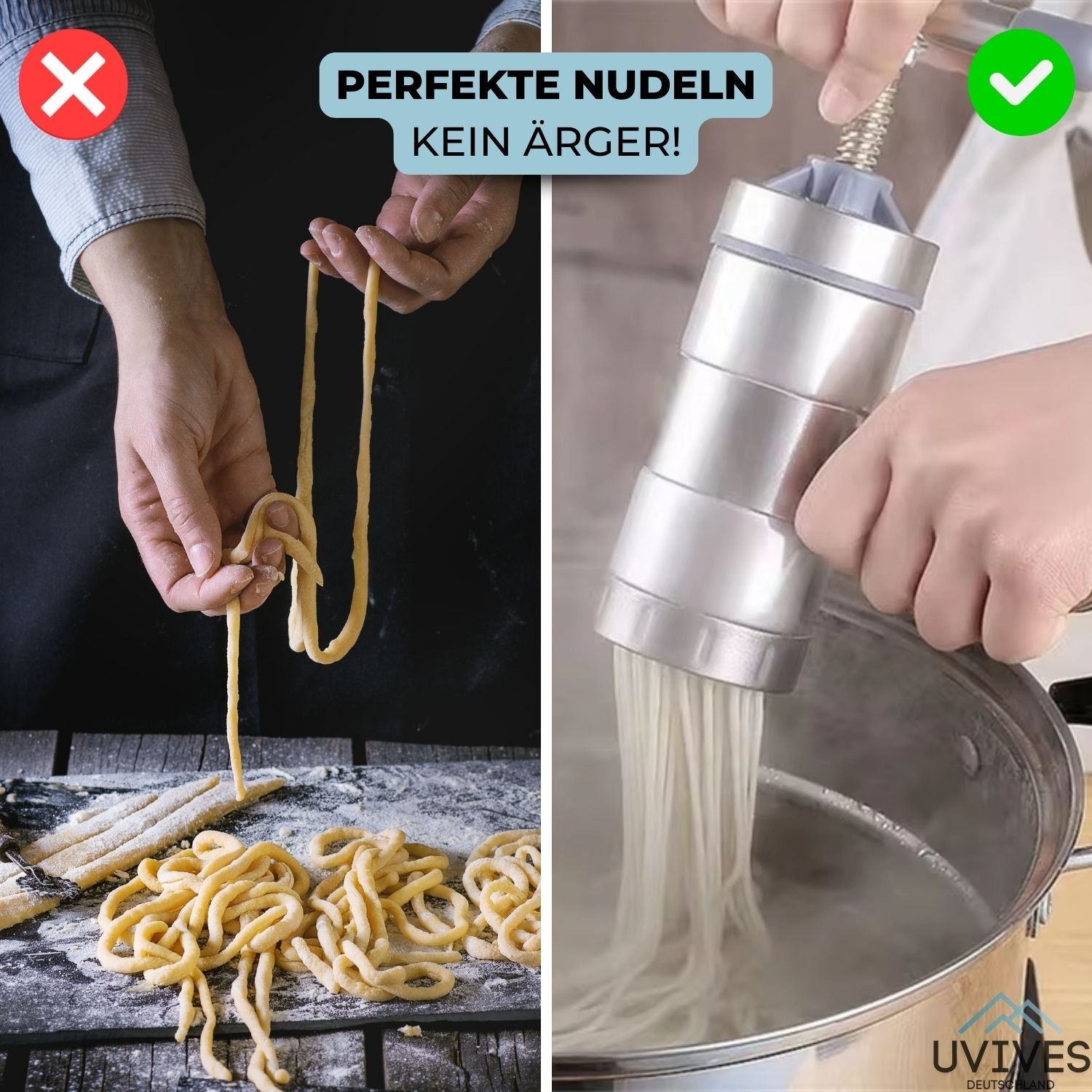 Nudelzauber - Manual Pasta Machine for Fresh Pasta