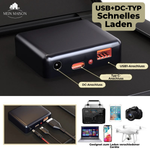 Ecovolt 1000W Tragbares Solarpanel Set | Komplett mit MPPT & USB/Type-C | Ideal für Camping, Auto, Boot & Wohnmobil
