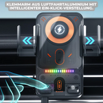 Drehbarer Handyhalter für das Auto mit kabelloser Ladestation