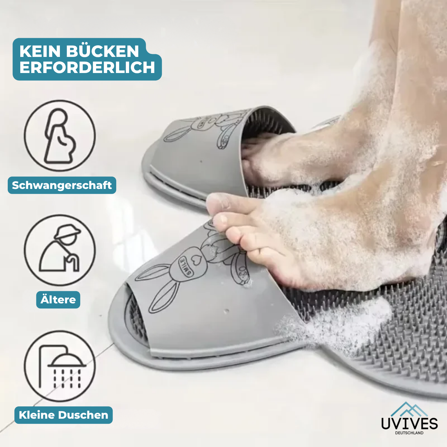 Pamper your feet - The ultimate shower mat for relaxation!