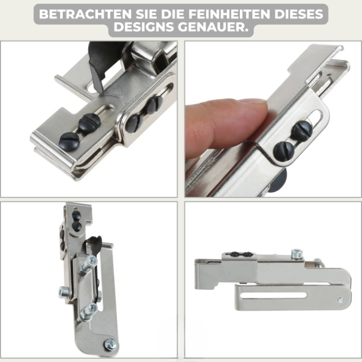 Präziser Reißverschluss-Nähfuß für müheloses Nähen