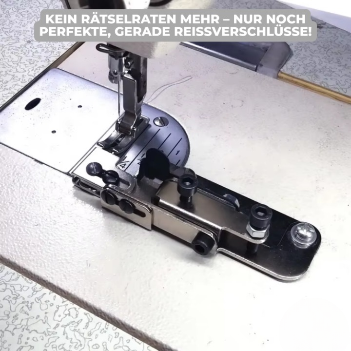 Präziser Reißverschluss-Nähfuß für müheloses Nähen