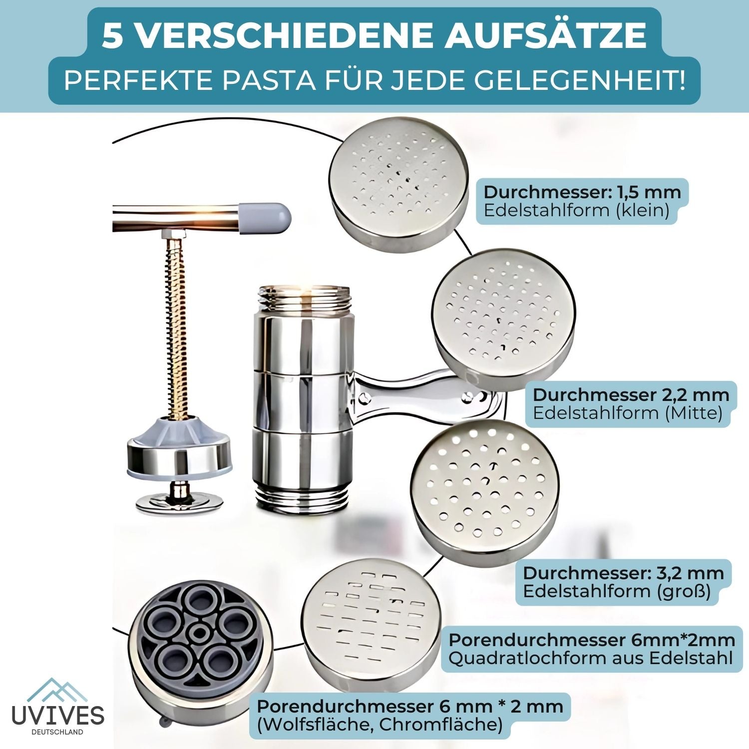 Nudelzauber - Manual Pasta Machine for Fresh Pasta