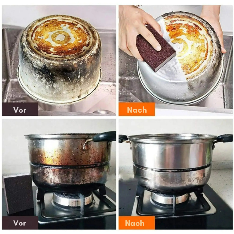 Nano-Reinigungsschwämme Set aus Carborundum