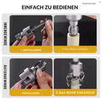 Präzises Gewindeschneider-Set für Rohrverbindungen