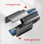 Präzises Gewindeschneider-Set für Rohrverbindungen