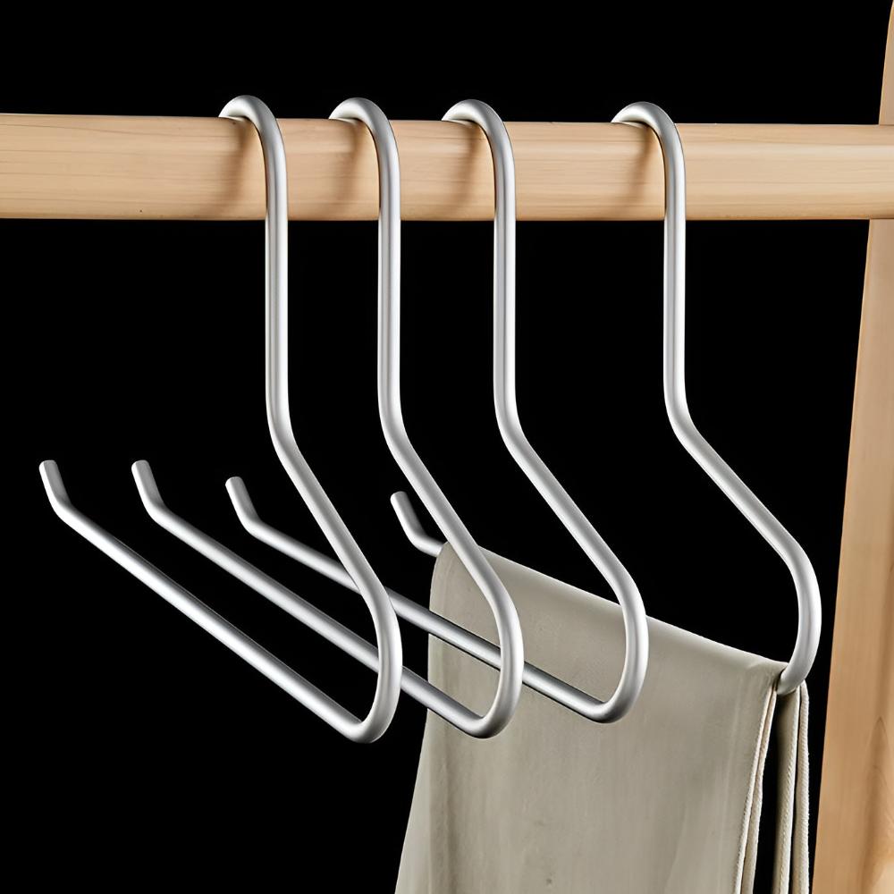 Elegante Metall-Kleiderbügel für perfekten Ordnung im Schrank (5 Stück)