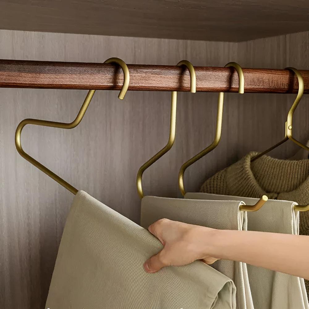 Elegante Metall-Kleiderbügel für perfekten Ordnung im Schrank (5 Stück)