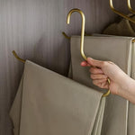 Elegante Metall-Kleiderbügel für perfekten Ordnung im Schrank (5 Stück)