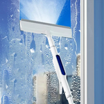 3-in-1 Fensterreiniger mit teleskopischem Griff und Sprühfunktion