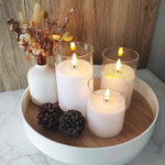 Atmospheric LED candles for a safe ambiance
