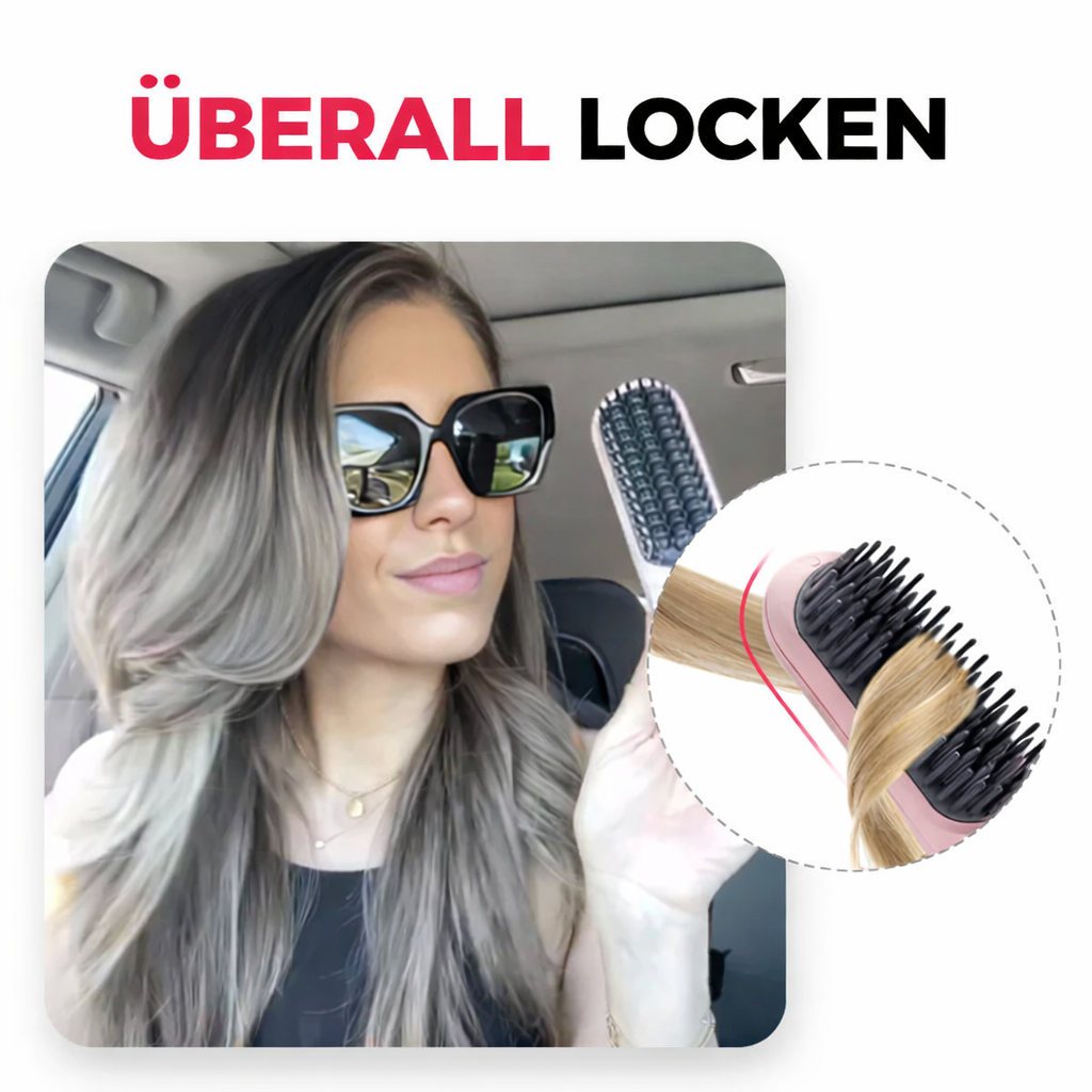 Freiheit beim Styling – Akku-Haarglätter für glänzendes Haar