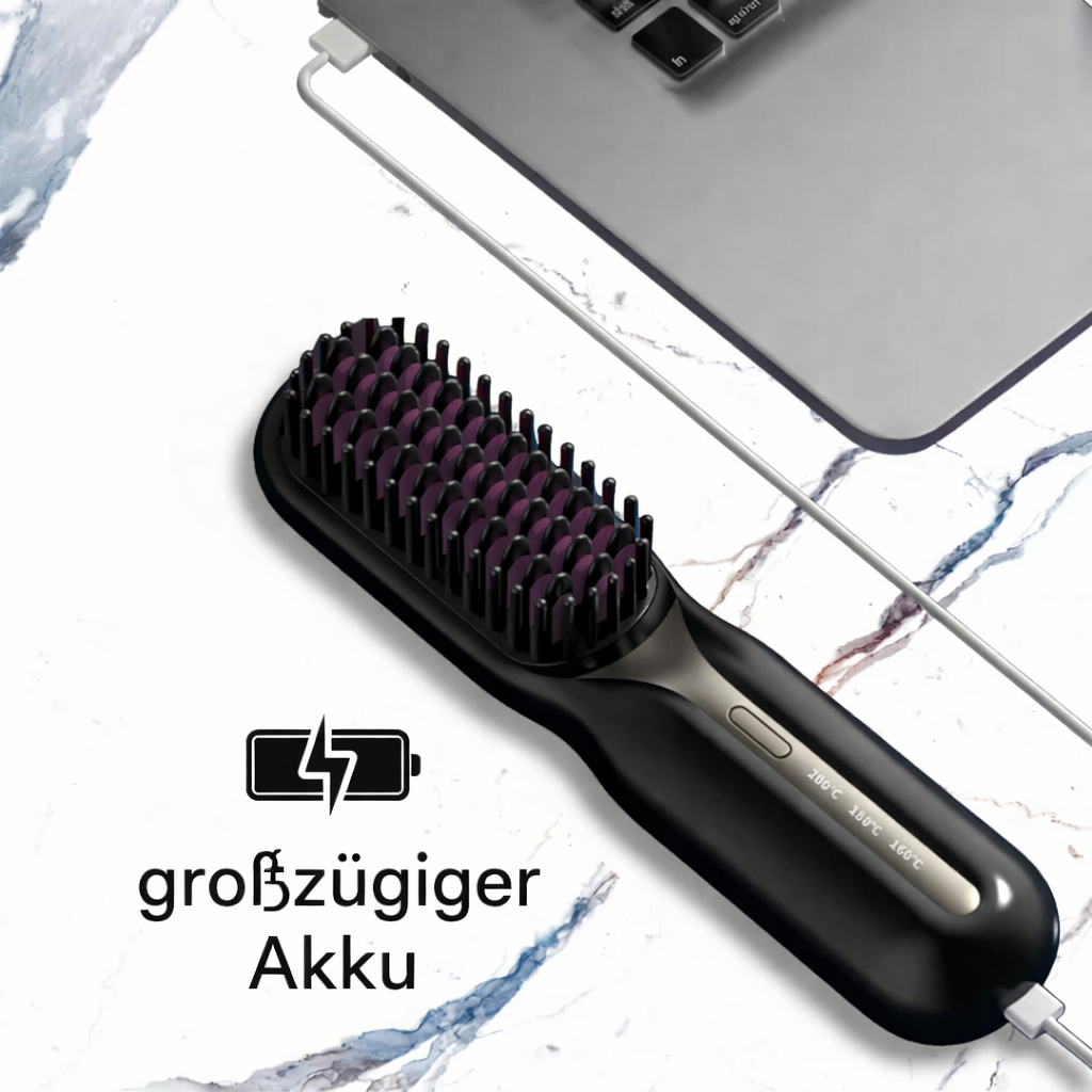 Freiheit beim Styling – Akku-Haarglätter für glänzendes Haar