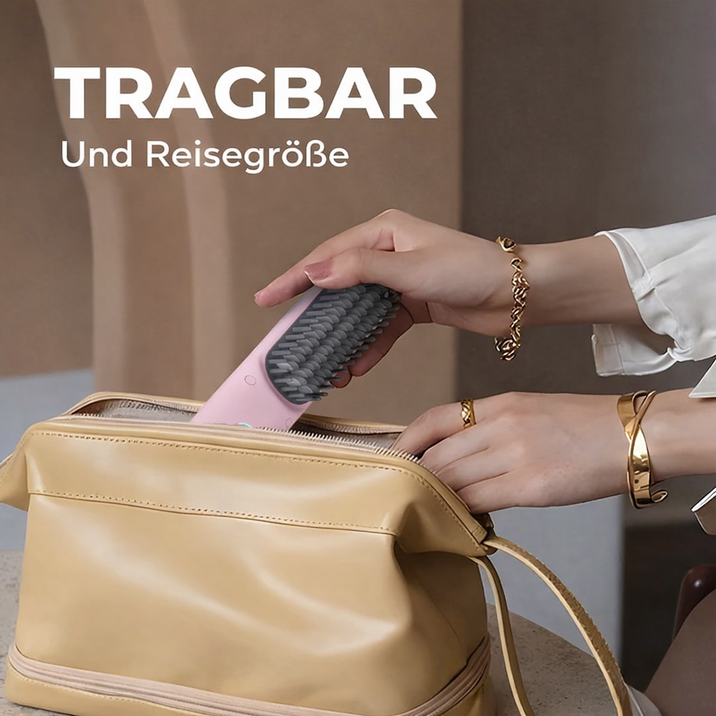 Freiheit beim Styling – Akku-Haarglätter für glänzendes Haar