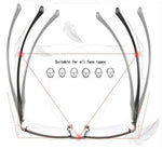 Vielseitige Brille | Multifokale Linsen für Nah- und Fernsicht | Blendschutz und UV-Schutz | VisionFlex