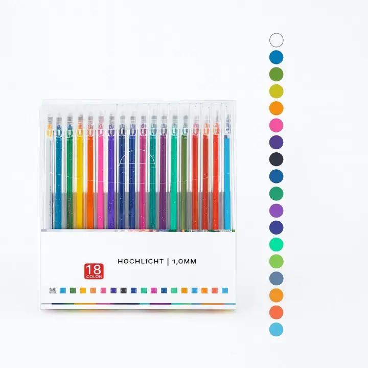 Funkelndes Gelstift-Set – 10 lebendige Farben für kreative Projekte
