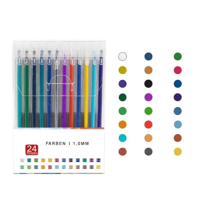 Funkelndes Gelstift-Set – 10 lebendige Farben für kreative Projekte