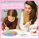 Funkelnde Stifte | Metallische Gelstifte | Wischfeste Glitzer-Optik