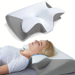 Ergonomisches Nacken- und Schulterstützkissen aus Memory-Schaum